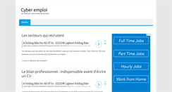Desktop Screenshot of cyber-emploi.fr